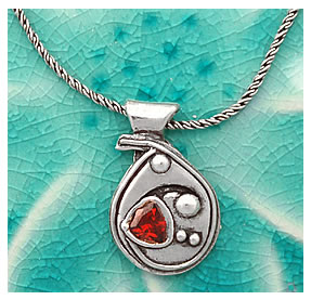 Preview of Paisley Necklace by Just Katie Designs.