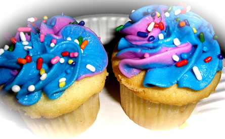 Preview of Purple and Blue cupcakes.